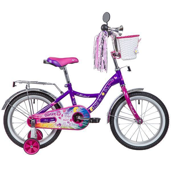 Детский велосипед от 1,5 до 3 лет Novatrack Little Girlzz 16 (2019) фото