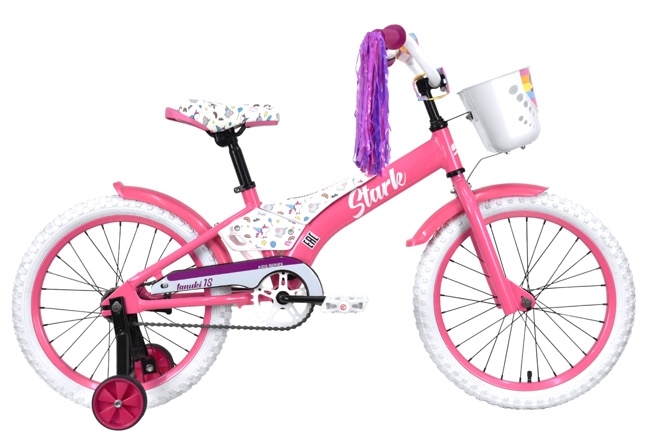 Детский велосипед от 3 до 5 лет Stark Tanuki 18 Girl (2023) фото