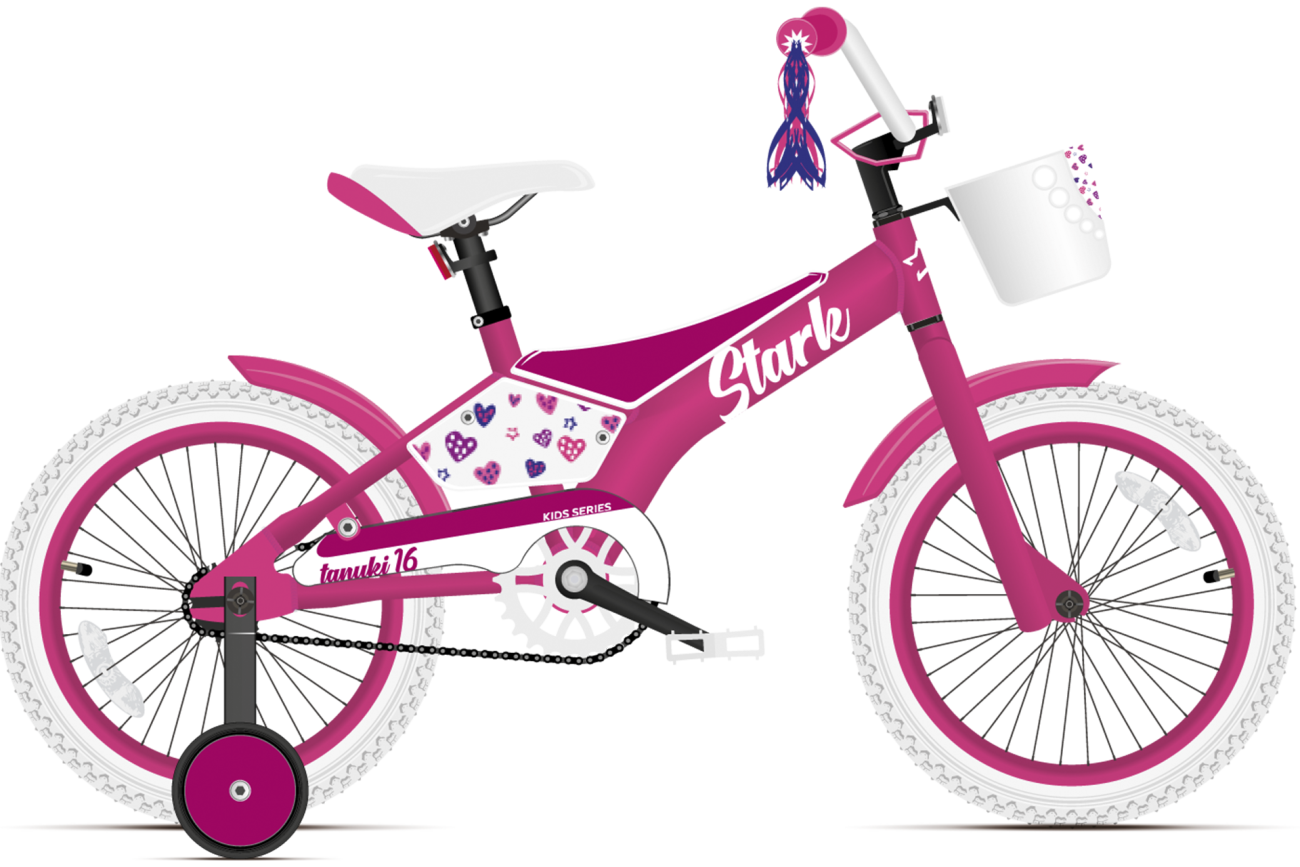 Детский велосипед от 3 до 5 лет Stark Tanuki 16 Girl (2021) фото