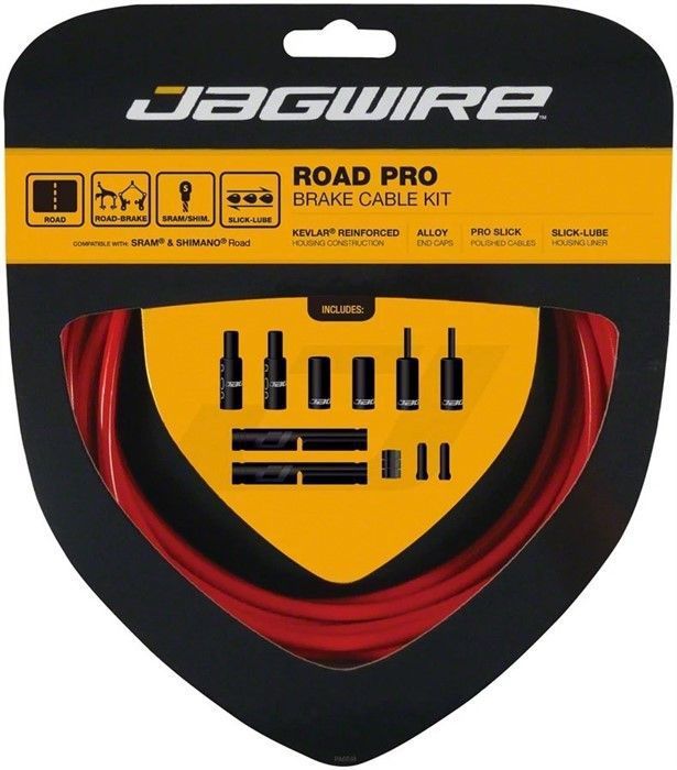 Набор тросов и оплеток тормоза Jagwire Road Pro фото