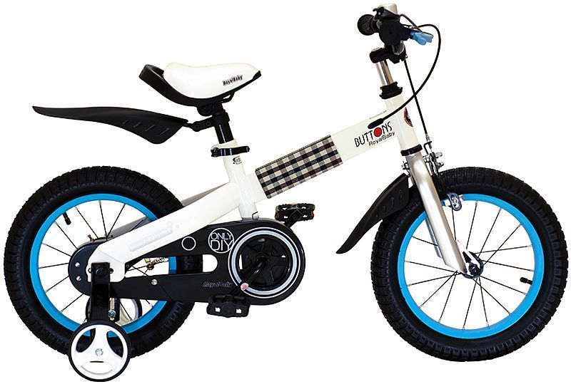 Детский велосипед от 1,5 до 3 лет Royal Baby Buttons Steel 14" фото